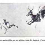 Arte Levantino: cazador huyendo de un toro